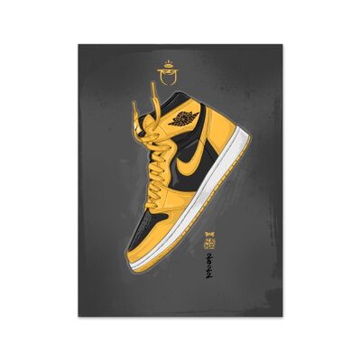 Name Air Jordan 1 Pollen Art Print