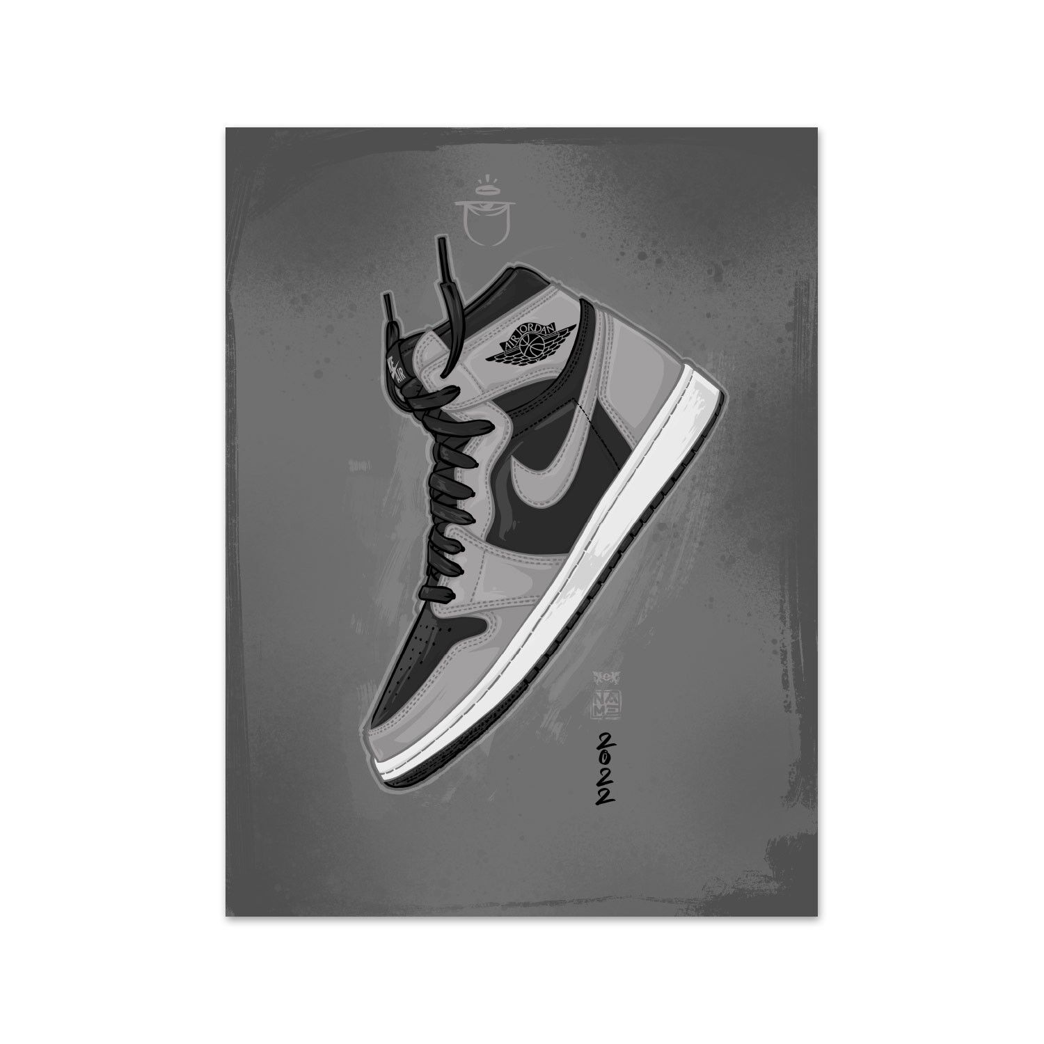 Buy wholesale Name Air Jordan 1 Shadow 2.0 Art Print