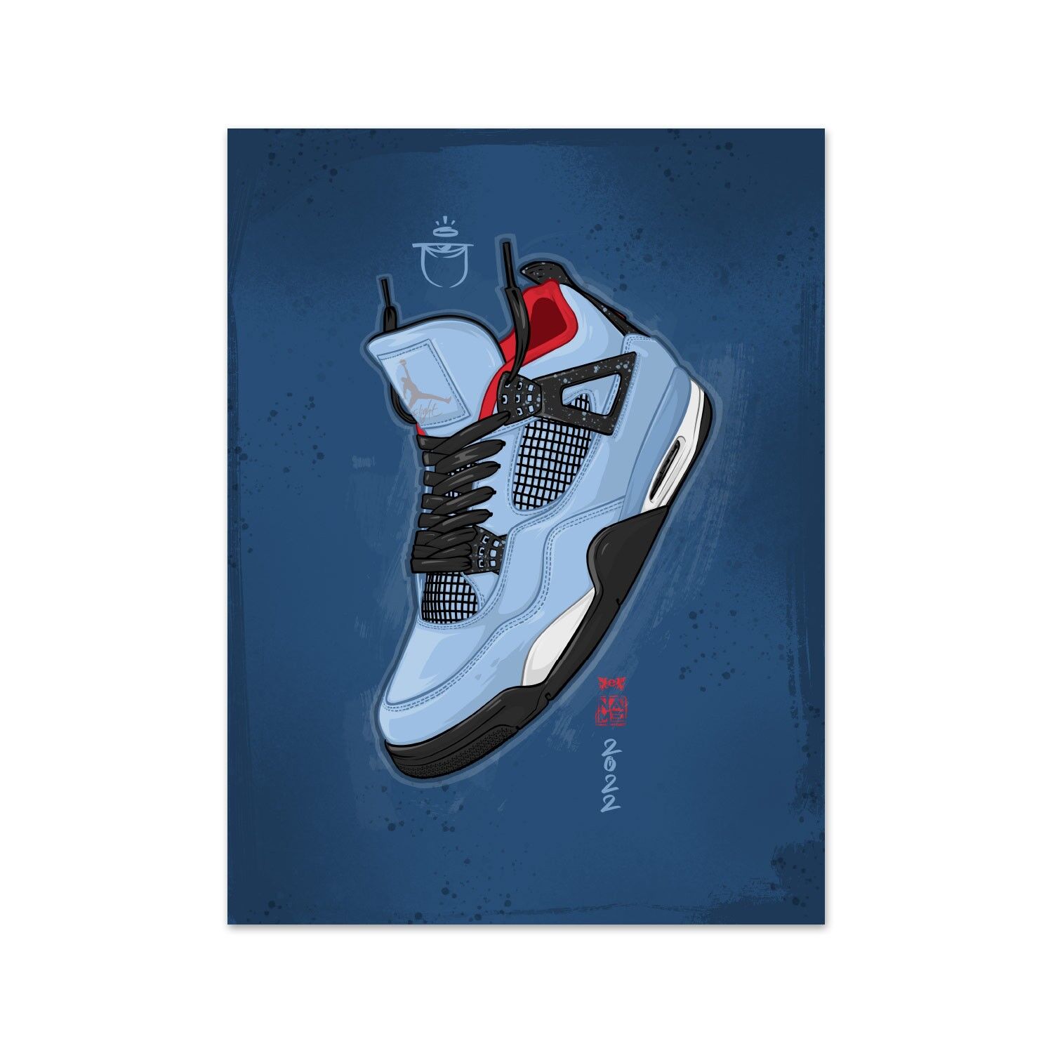 Compra Nombre Air Jordan 4 Cactus Jack L mina art stica al por mayor