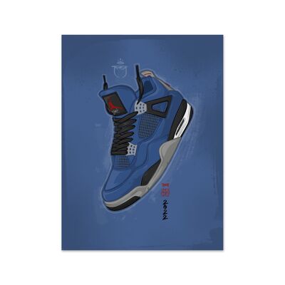 Nombre Air Jordan 4 Eminem Encore Lámina artística