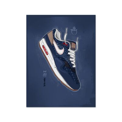 Name Air Max 1 Denham Kunstdruck