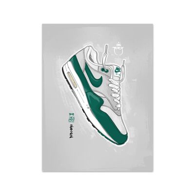 Nombre Air Max 1 Evergreen Lámina artística