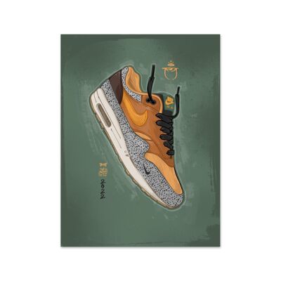 Name Air Max 1 Atmos Safari Kunstdruck