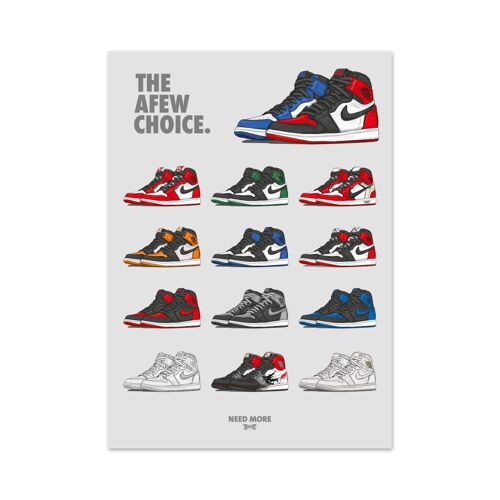 Need More The Air Jordan 1 Choice Poster