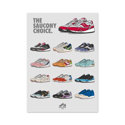 Need More The Saucony Choice Poster