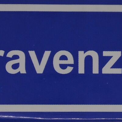 Fridge Magnet Town sign s-Gravenzande