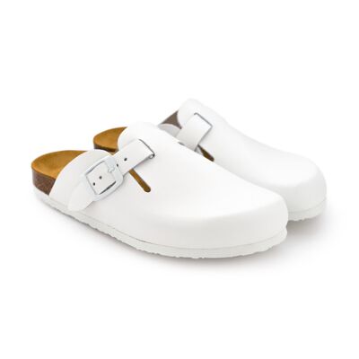 White. Clog for work or home