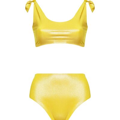 Knotting Bay high Waisted in Lemon