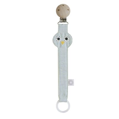 FRANCK & FISCHER Sujeta chupete Birdy gris