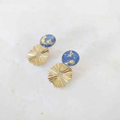 PANSY EARRINGS - GOLD