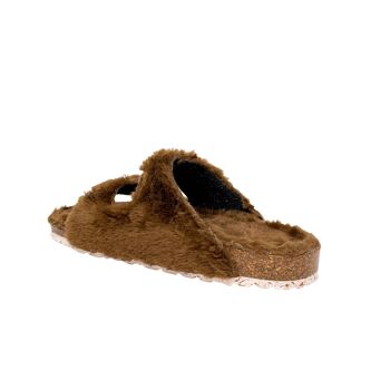 Chaussons textile marron calme 6