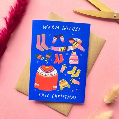 Warm Winter Christmas card