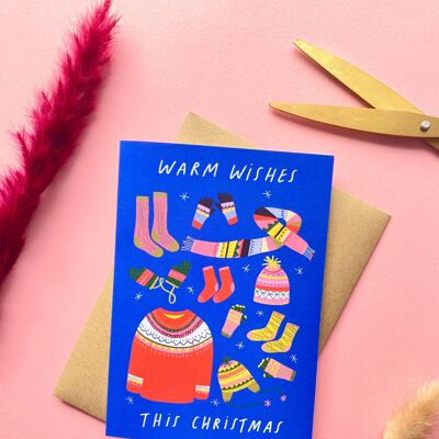 Warm Winter Christmas card