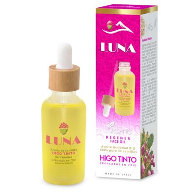 LUNA - REGENER FACE OIL SERUM - 100% Puro Aceite de Semillas de Higo Tinto Canario