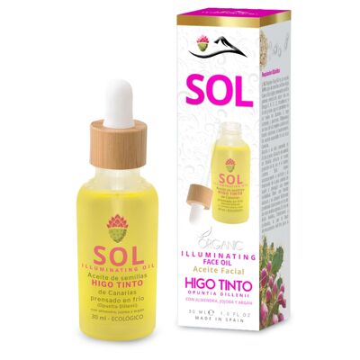 SOL - ILLUMINATING FACE OIL SERUM - Aceite de Semillas de Higo Tinto Canario