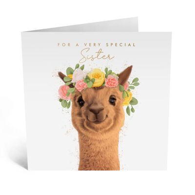 Zentral 23 - FLORAL LLAMA SISTER