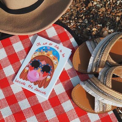 Oh, nous aimons vraiment être au bord de la mer Card