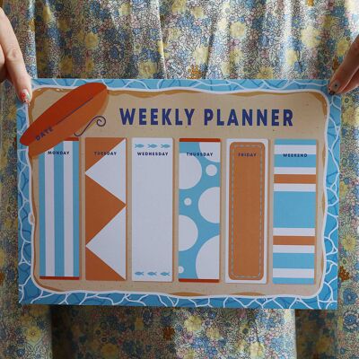 Seaside weekly planner