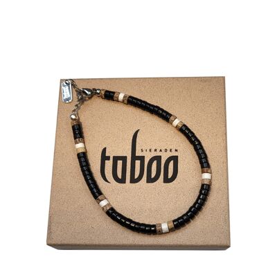 Bracciale da uomo RALPH nero/marrone