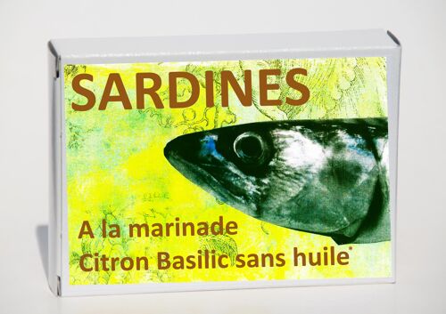COLLECTOR : Sardines à la marinade citron basilic* sans huile