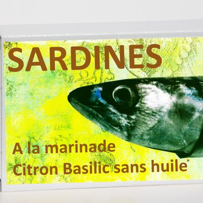 COLECCIONISTA: Sardinas en adobo de albahaca limón* sin aceite