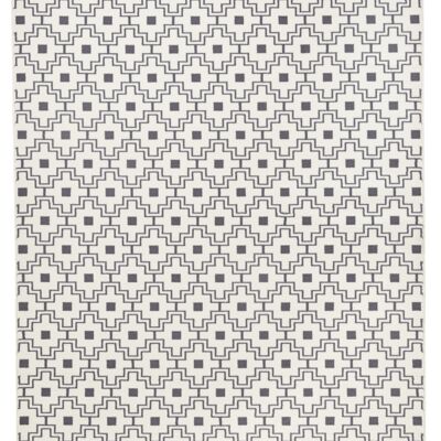 Design Velours Carpet Cubic Capri grey, cream