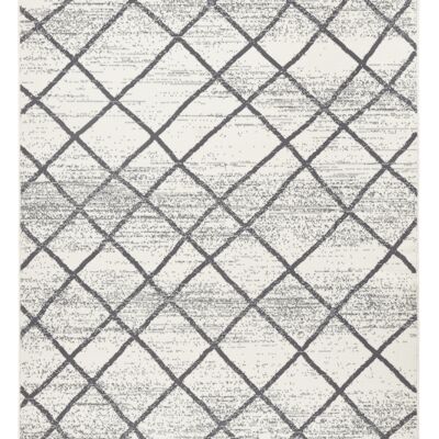 Design Velour Carpet Rhombe Capri crema, gris