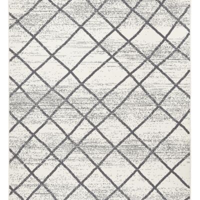 Design Velour Carpet Rhombe Capri crema, grigio