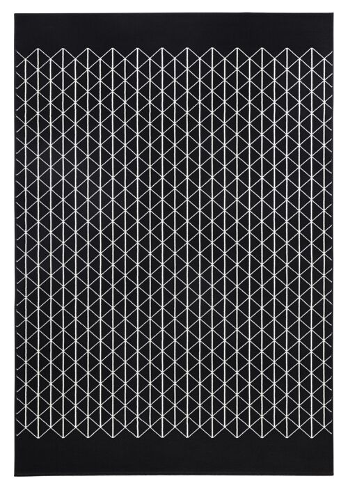 Design Velours Carpet Twist Capri black, cream