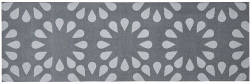 Washable Kitchen Runner Bloom Cook & Clean Grey