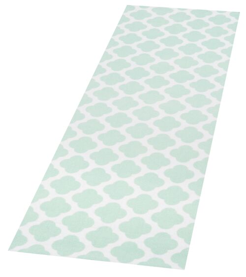 Washable Kitchen Runner Flair Cook & Clean Mint Green
