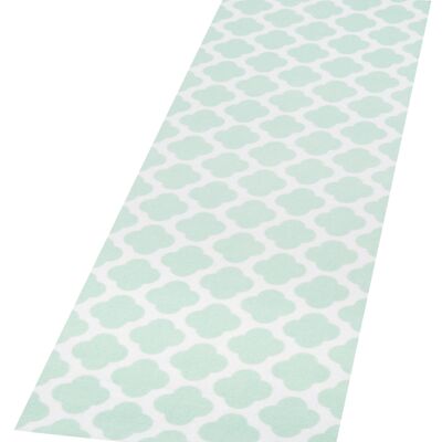 Washable Kitchen Runner Flair Cook & Clean Mint Green