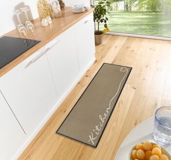 Tapis de cuisine lavable Cuisine Cook & Clean Marron 2