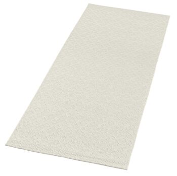 Tapis tissé à plat Avenue aspect macramé Harmony Laine Crème 5