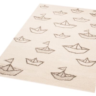 Children Carpet Paper Boat Sammy Vini Cream