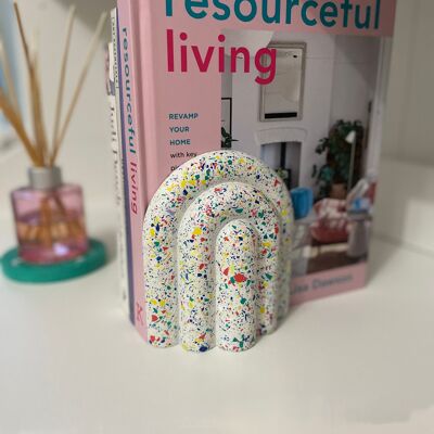 Terrazzo Arch Bookend