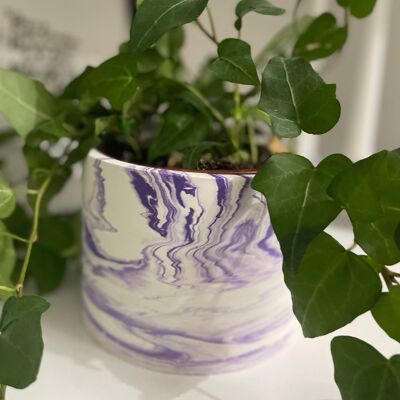 Jesmonite Round Plant Pot