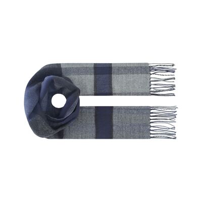 Woven men's winter scarf - Size: 30x195