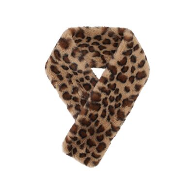 Animal look women's scarf - Size: 12x88