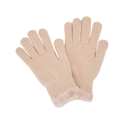 Cálidos guantes de invierno para mujer.