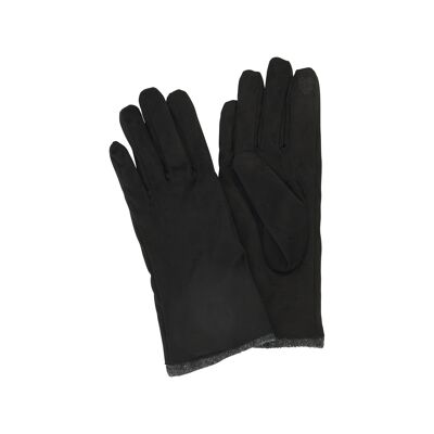 Stylish winter gloves for women - black