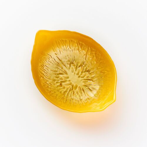15cm Glass Bowl - Lemon Design