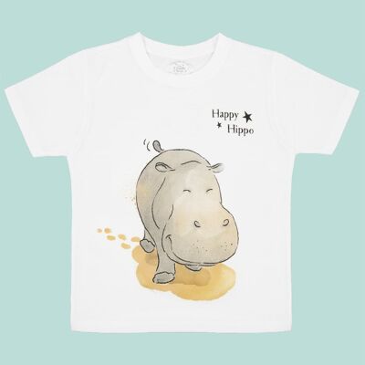 Flusspferd-Zerstampfungs-T-Shirt