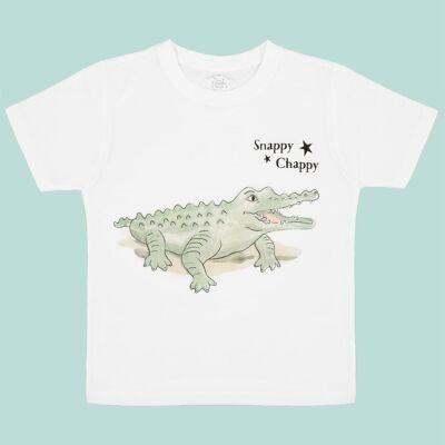 Krokodil-Zerstampfung-T-Shirt