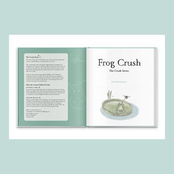 Livre pour enfants animaux - Frog Crush (grand format) 2