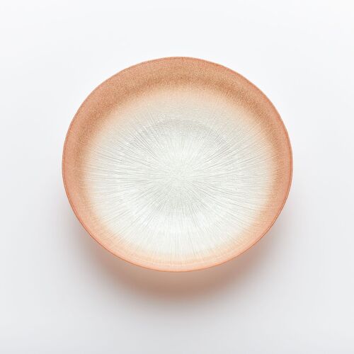 30cm Glass Bowl - Copper