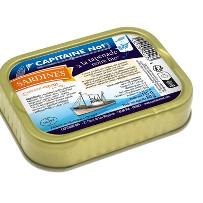 Sardinen mit schwarzer Bio*-Tapenade