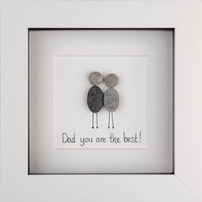 Dad Pebble Art Frame | Wall Art