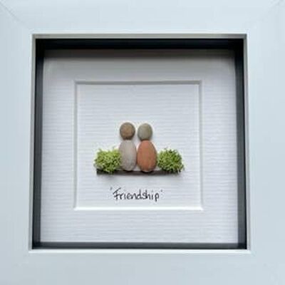 Friendship Handmade Pebble Art Frame | Wall Art (Copy)