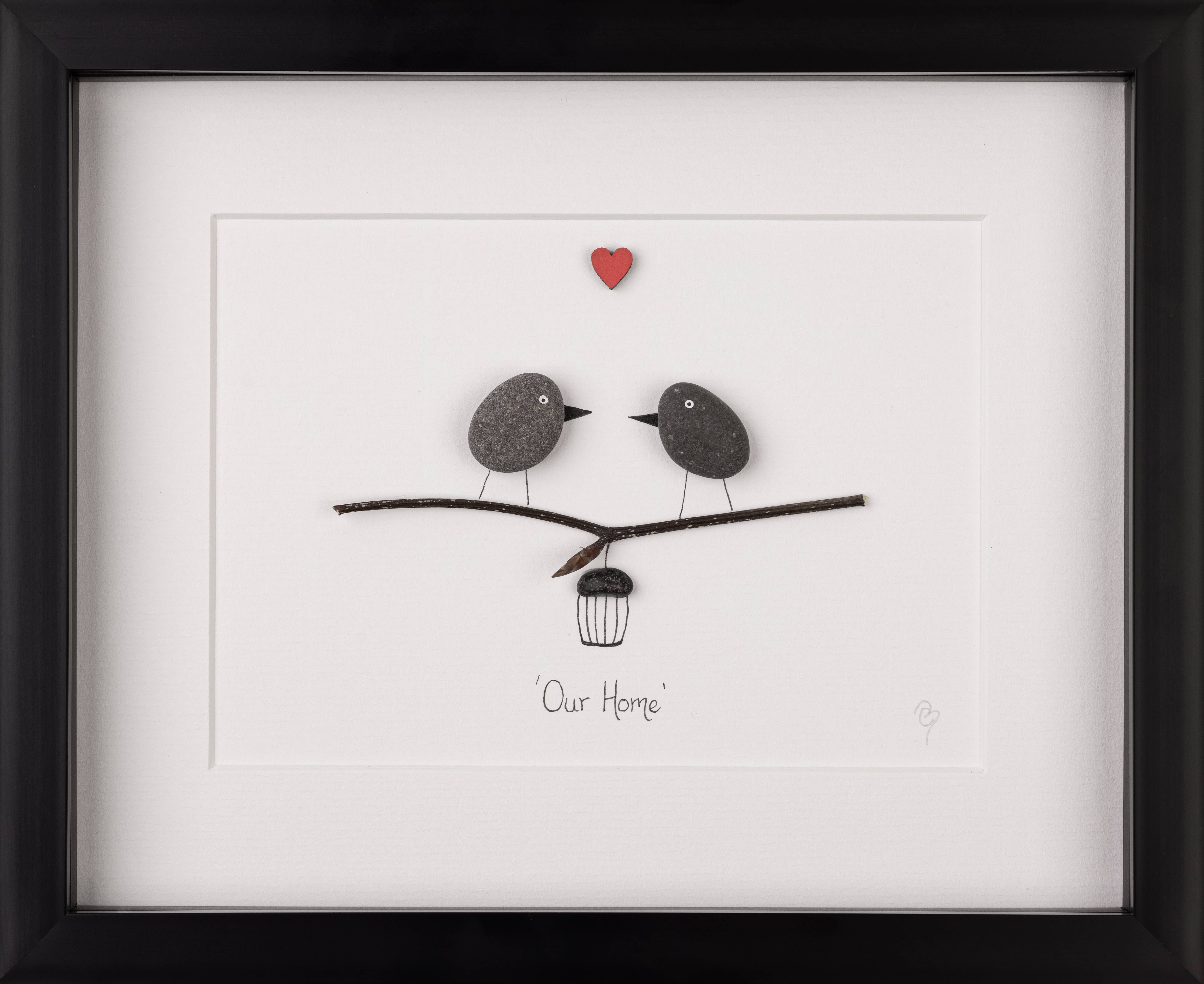 Our Home Pebble Art Frame | Wall Art (Copy)
